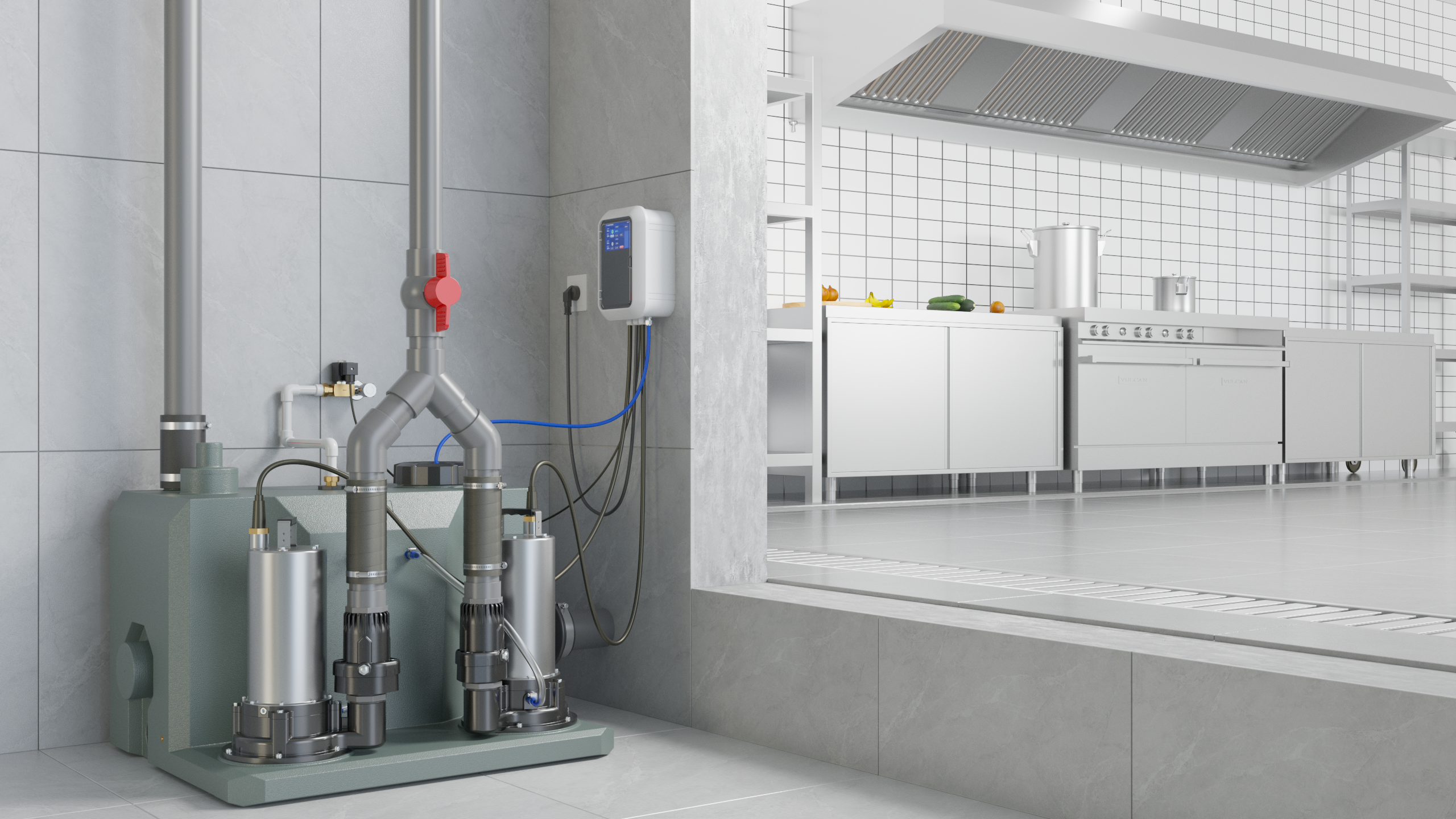 雙泵污水提升器 雙泵污水提升器